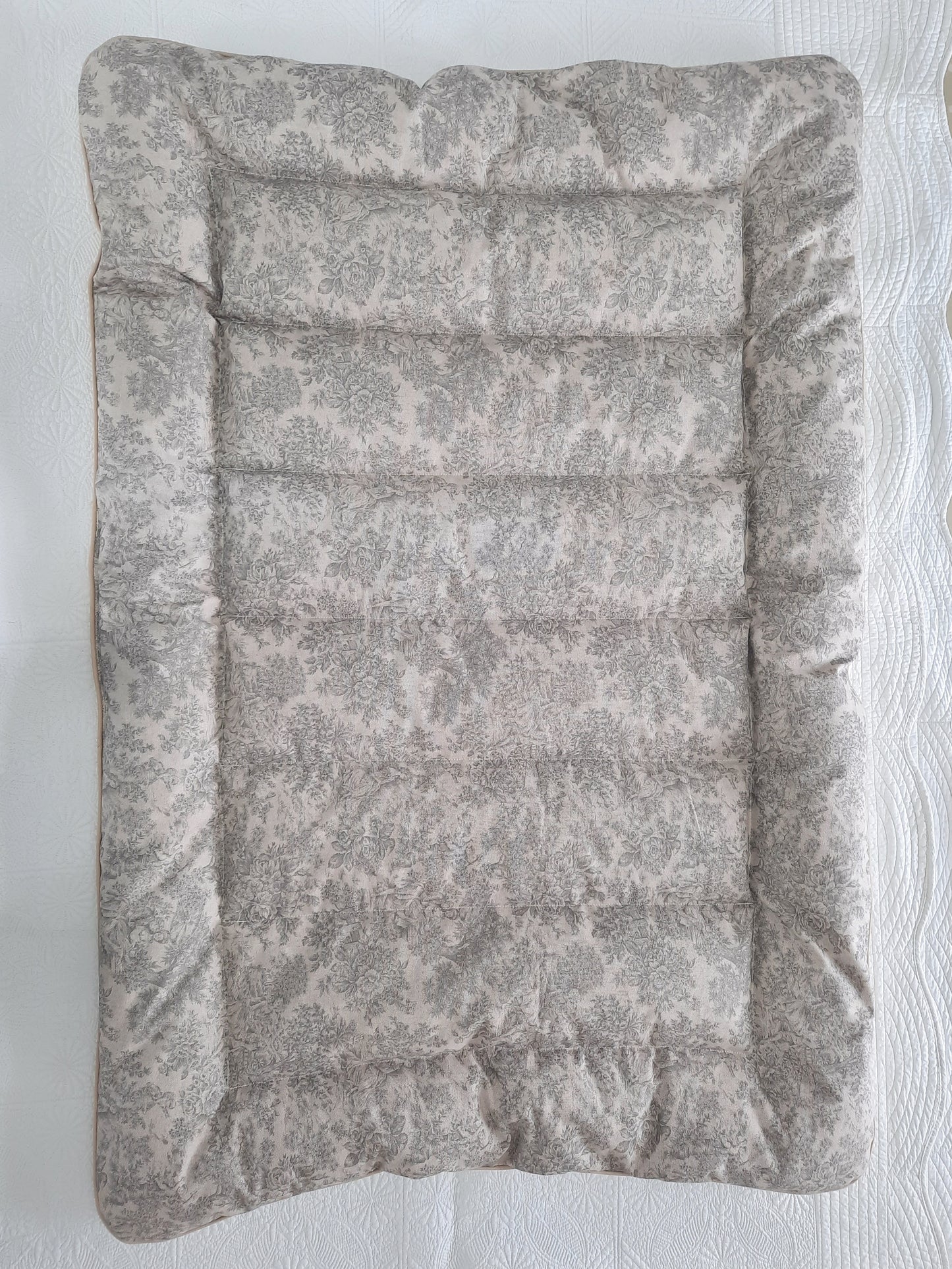 Romantic Toile Grey Mini Eiderdown - IN STOCK #240601