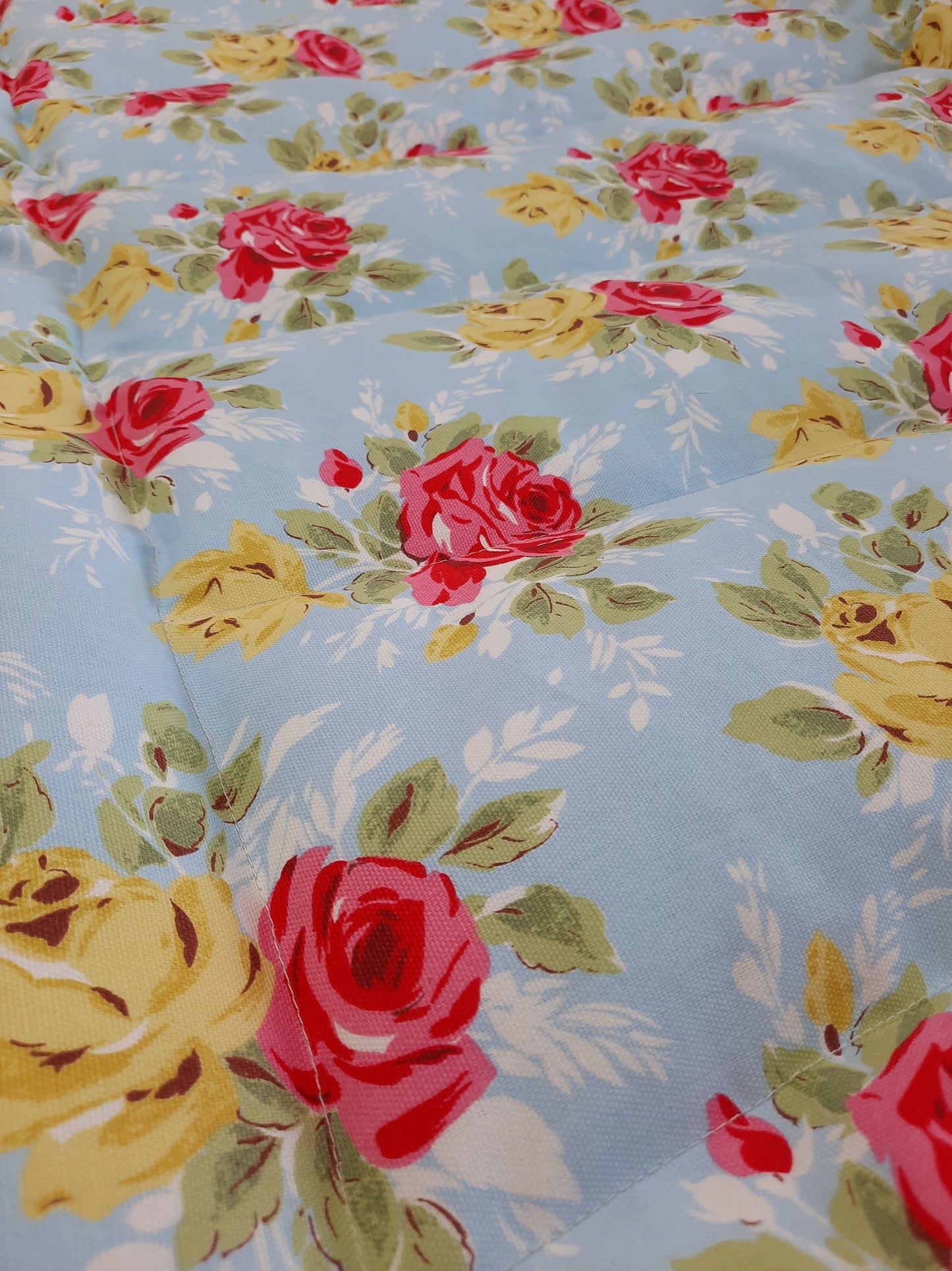 Roses & Stripe Mini Eiderdown - IN STOCK #2100901