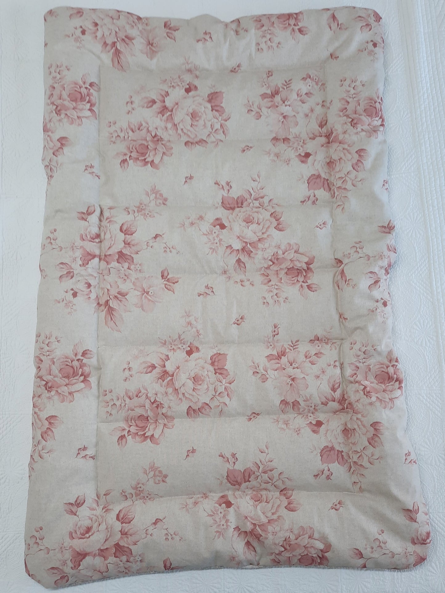 Faded Roses Floral Mini Eiderdown - IN STOCK #2100904