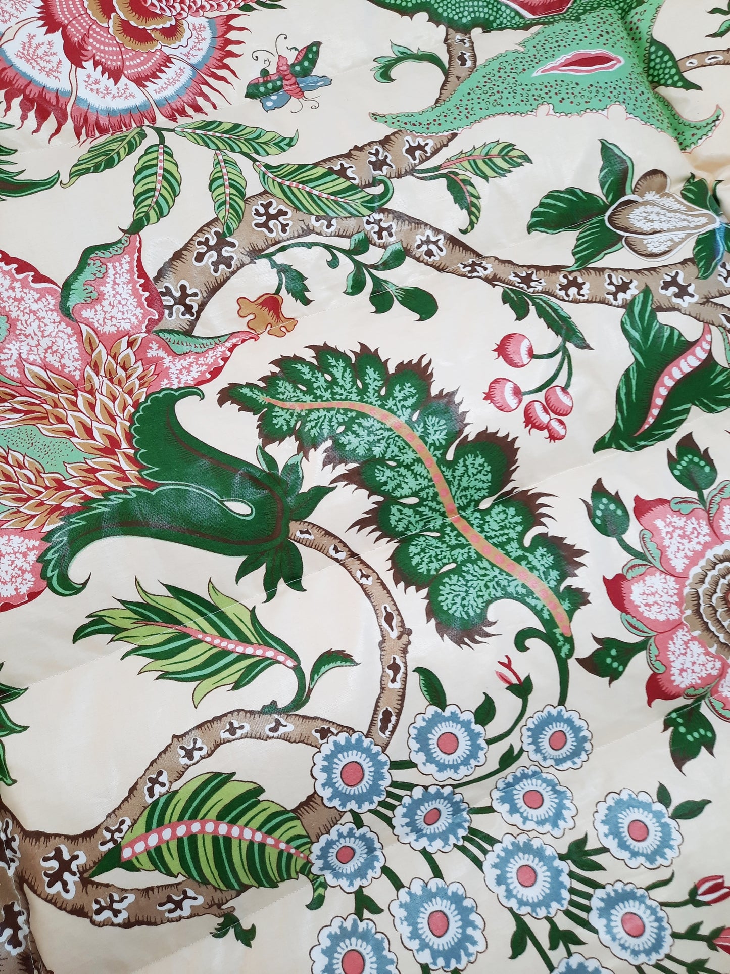 Vibrant Floral Mini Eiderdown - IN STOCK #2101002