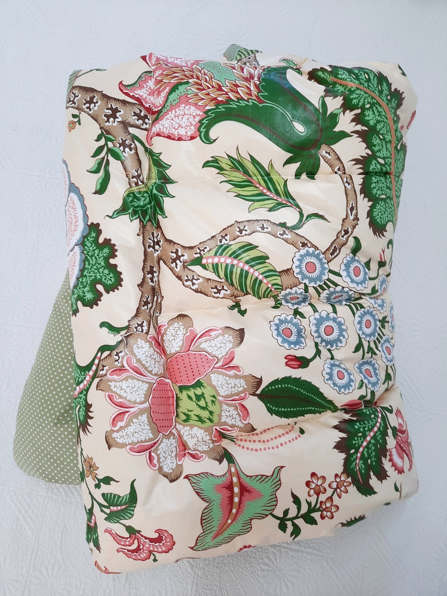 Vibrant Floral Mini Eiderdown - IN STOCK #2101002