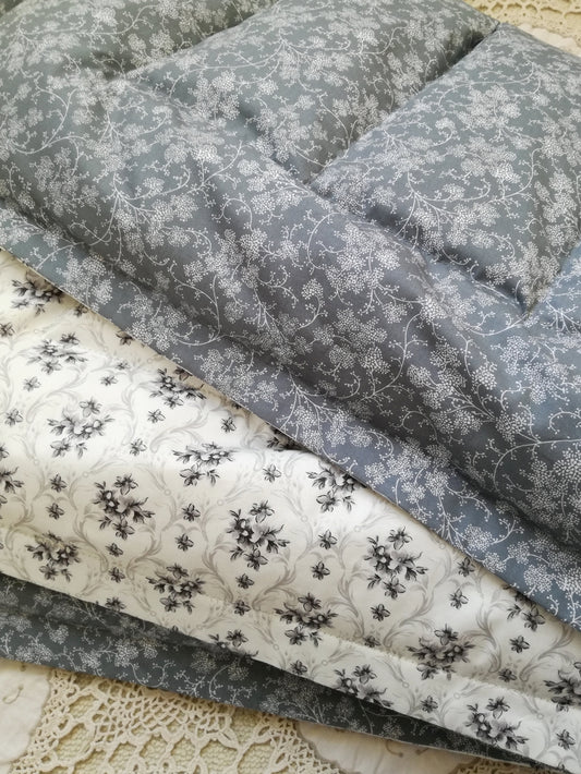 Grey & White Mini Eiderdown - IN STOCK