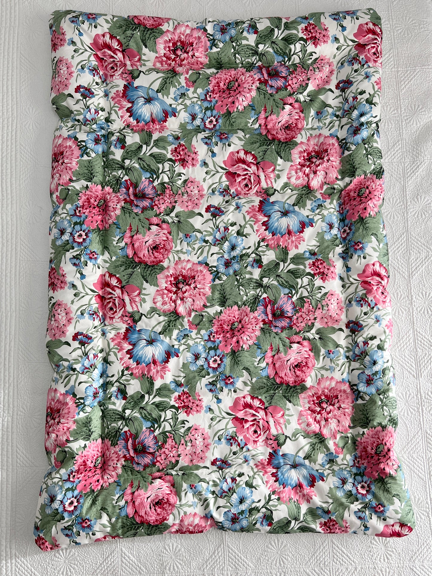 Vintage Floral Mini Eiderdown - IN STOCK #220201