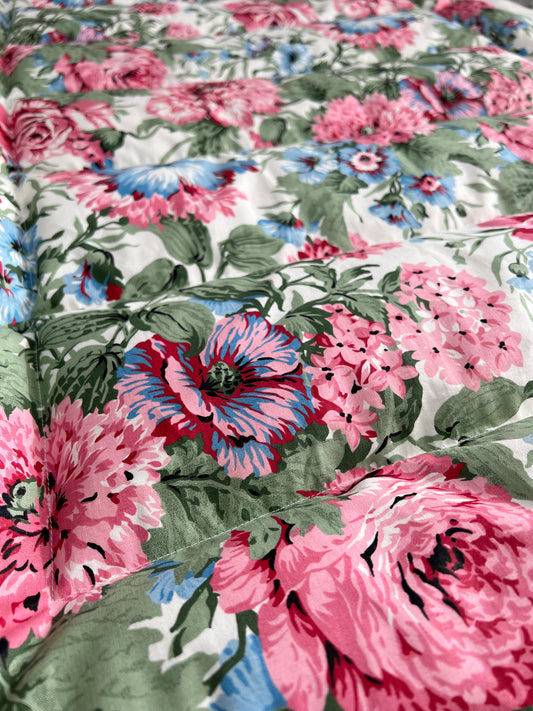 Vintage Floral Mini Eiderdown - IN STOCK #220201