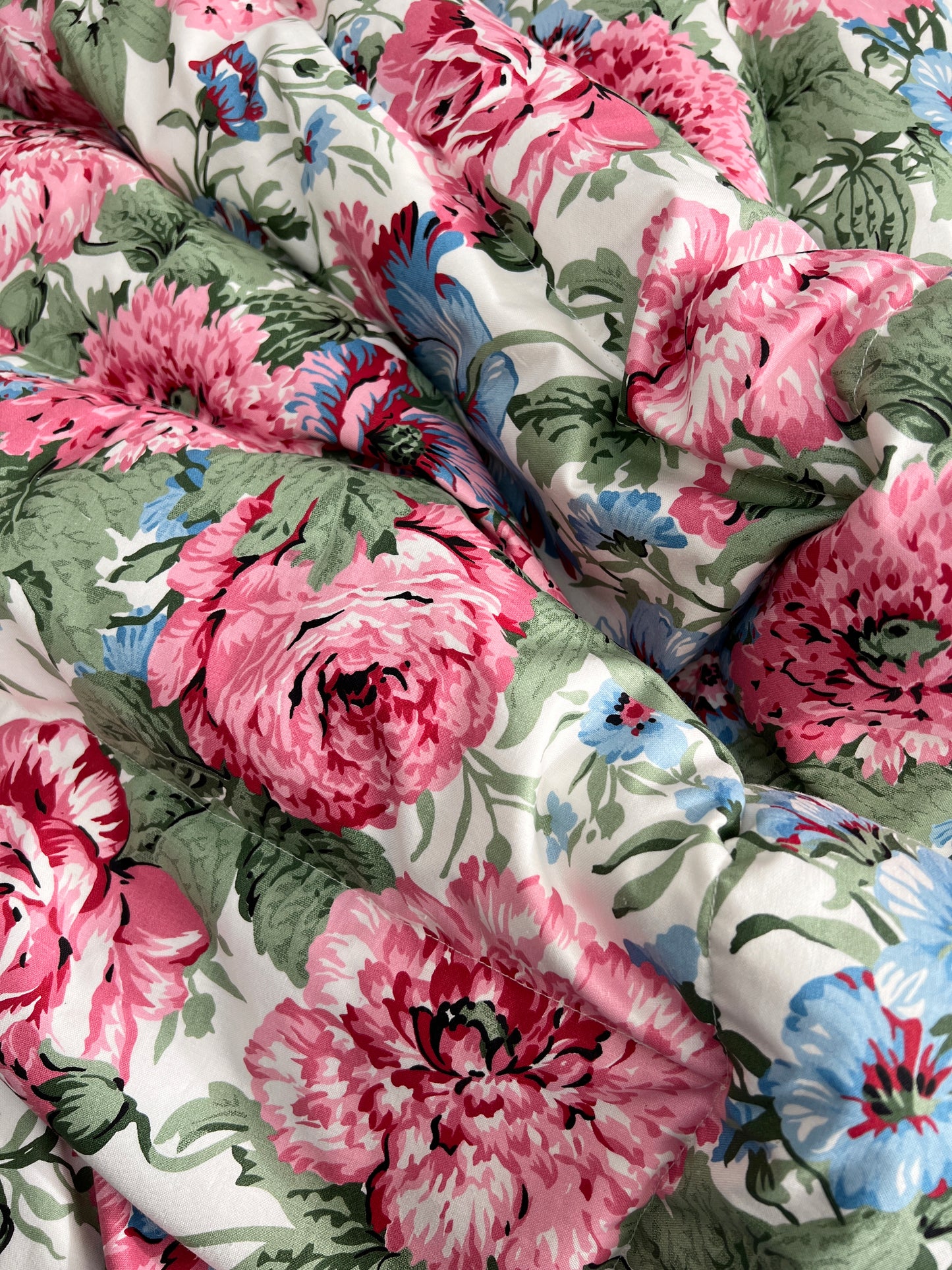 Vintage Floral Mini Eiderdown - IN STOCK #220201