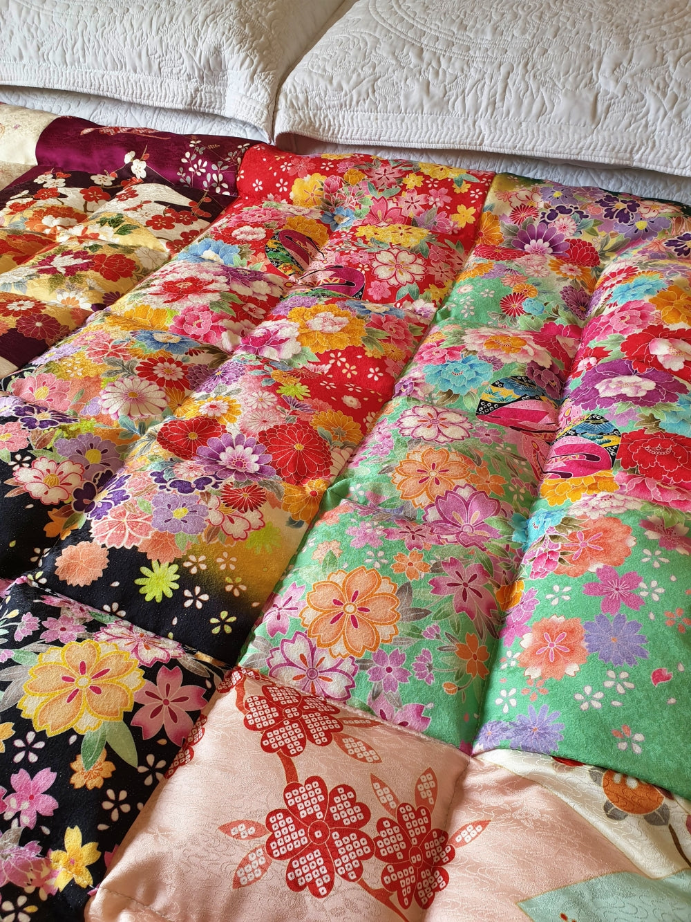 Silk Kimono DOUBLE Eiderdown - IN STOCK