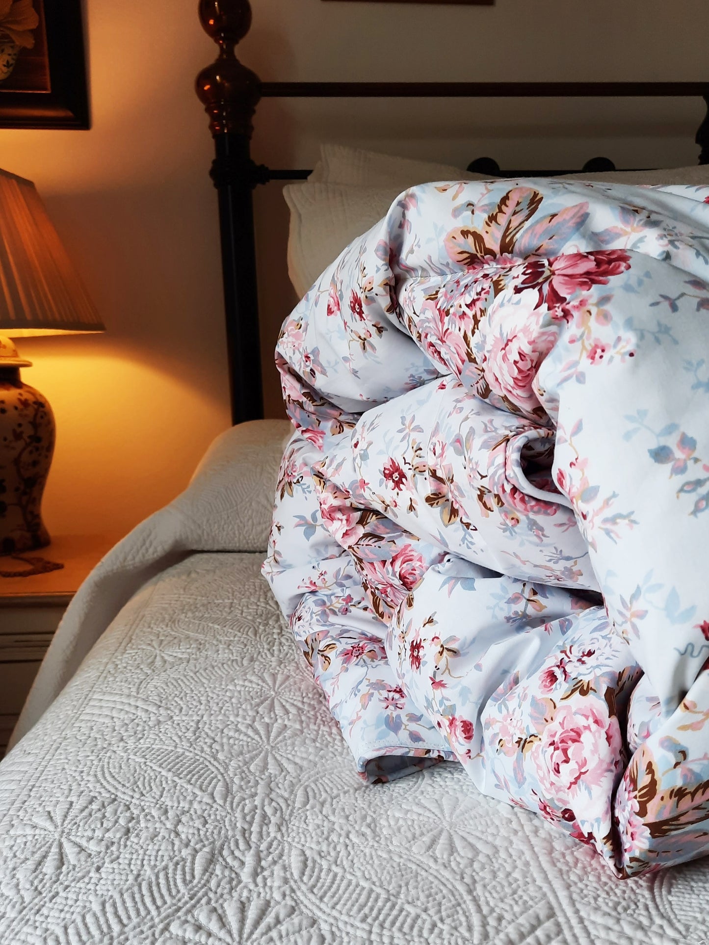 floral eiderdown quilt