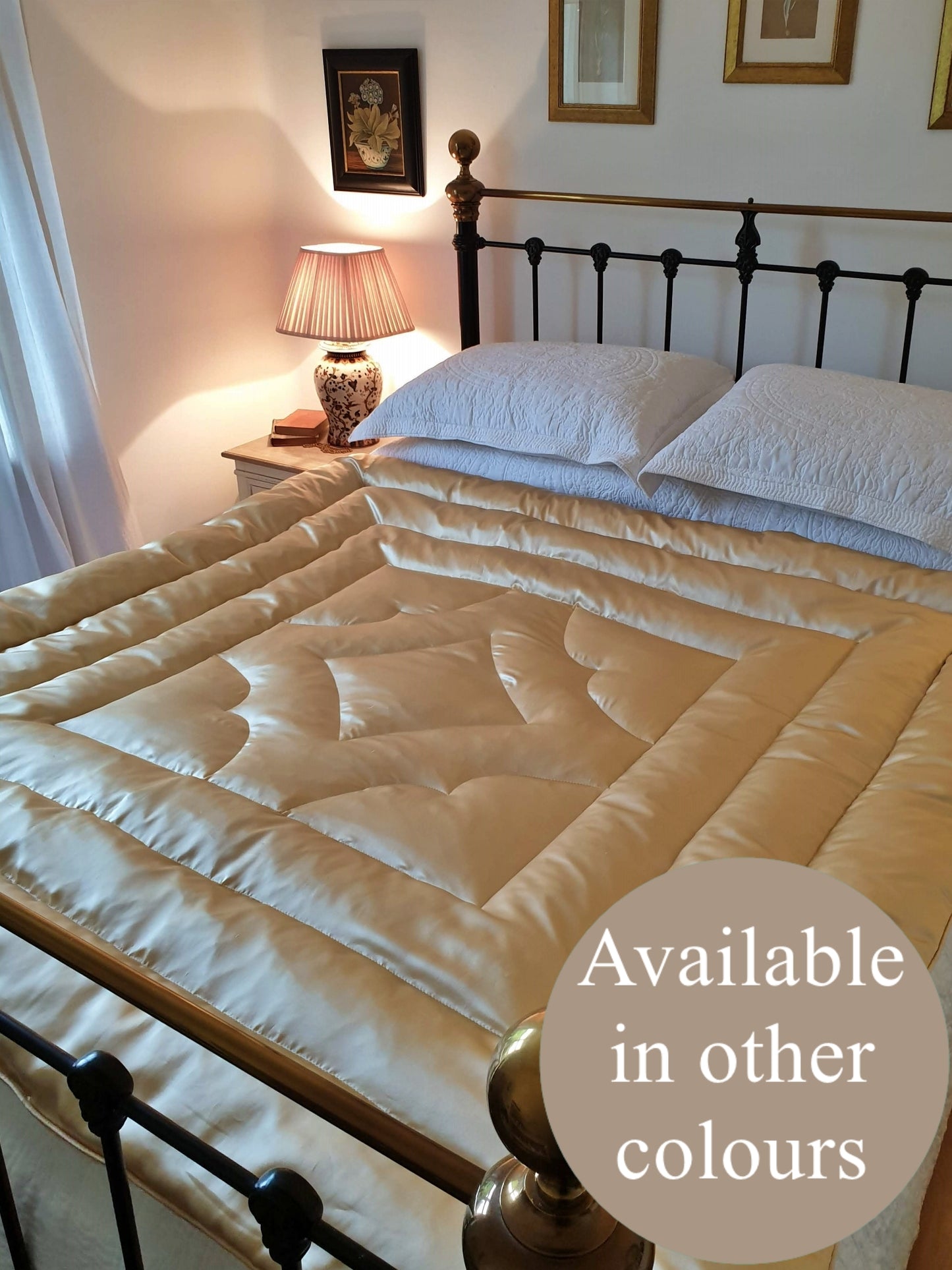 silk satin eiderdown
