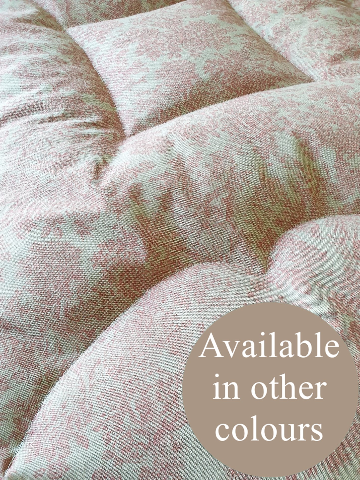 Romantic Toile de Jouy Eiderdown - Available in 3 colours