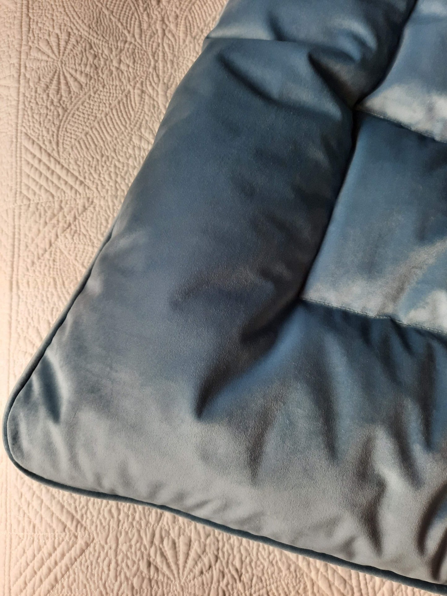 Velvet Storm Blue SINGLE Eiderdown - IN STOCK