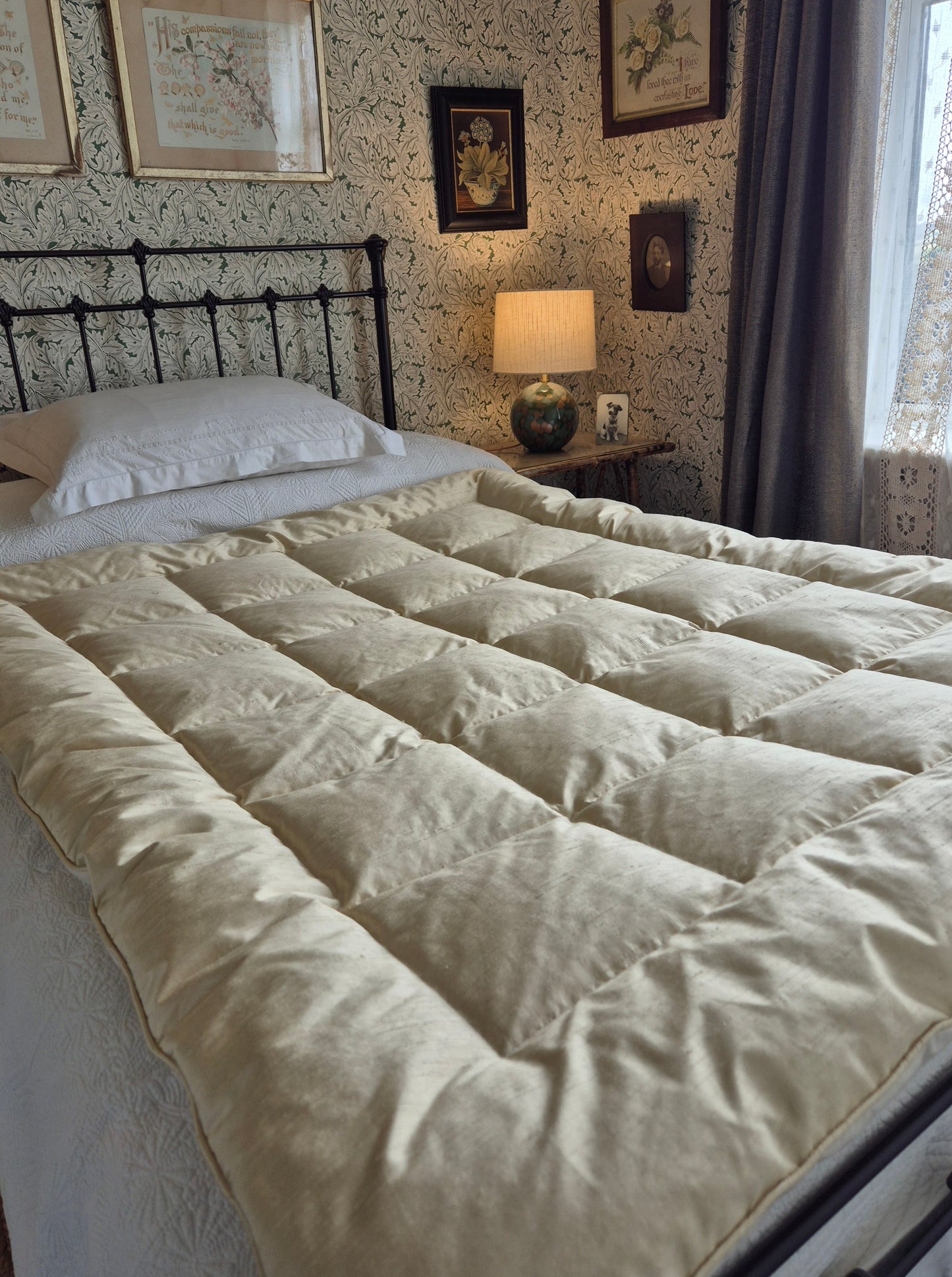 NEW! 100% Dupion Silk Eiderdown - James Hare Orissa Silk - Available in over 200 colours!