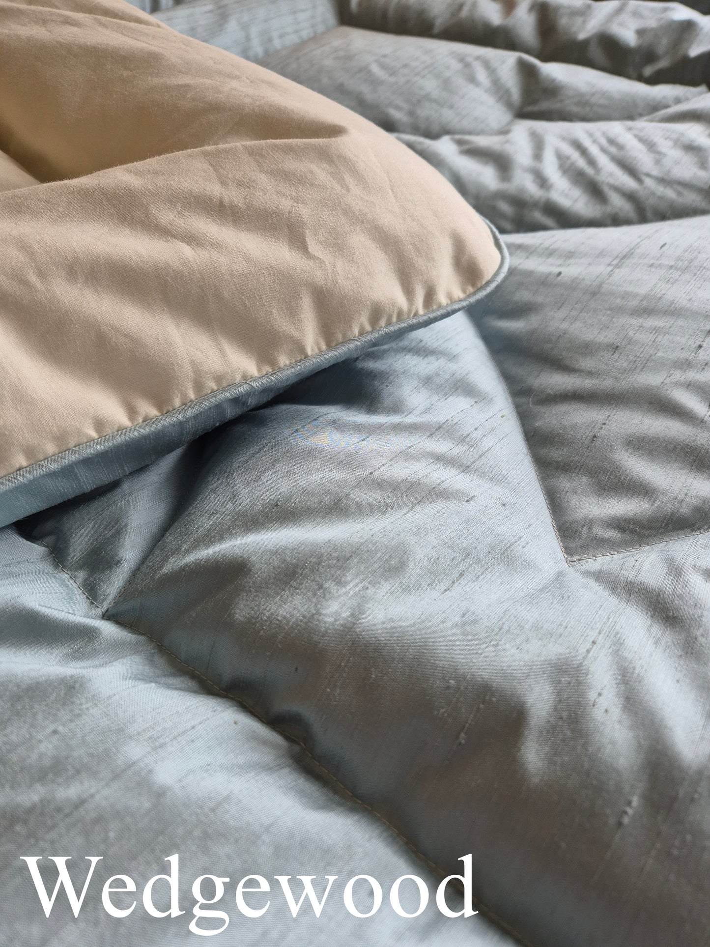 NEW! 100% Dupion Silk Eiderdown - James Hare Orissa Silk - Available in over 200 colours!